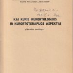 Kai kurie kurortologijos ir kurortoterapijos aspektai