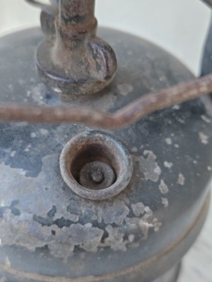 Vokiška lempa "Friemann and Wolf Zwickau" (Karbidinė) - Image 4