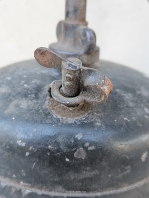 Vokiška lempa "Friemann and Wolf Zwickau" (Karbidinė) - Image 5