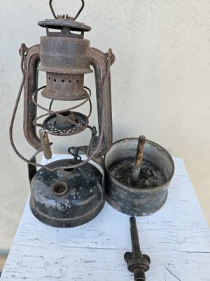 Vokiška lempa "Friemann and Wolf Zwickau" (Karbidinė) - Image 10