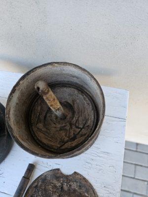 Vokiška lempa "Friemann and Wolf Zwickau" (Karbidinė) - Image 11