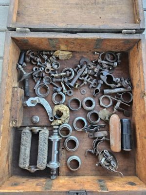 Senų dviračių dalys