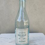 Senas degtinės butelis 0,25 l.