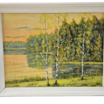 Paveikslas "Gegužės vakaras" (P. Kardokas, 1998)