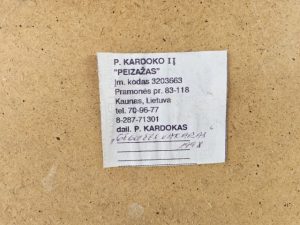 Paveikslas "Gegužės vakaras" (P. Kardokas, 1998) - Image 3