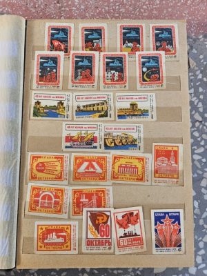 Albumas su pašto ženklais ir degtukų dėžučių etiketėmis - Image 8