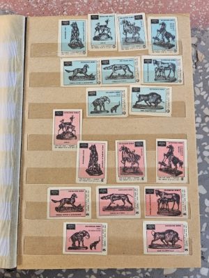 Albumas su pašto ženklais ir degtukų dėžučių etiketėmis - Image 10