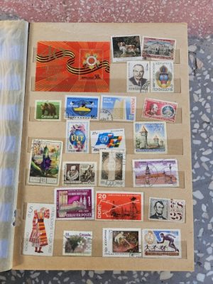 Albumas su pašto ženklais ir degtukų dėžučių etiketėmis - Image 12