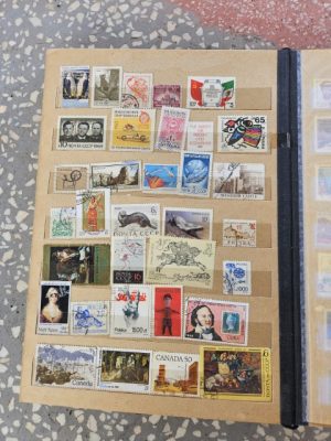 Albumas su pašto ženklais ir degtukų dėžučių etiketėmis - Image 13