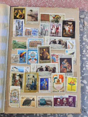 Albumas su pašto ženklais ir degtukų dėžučių etiketėmis - Image 22