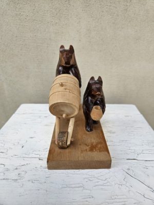 Medinis suvenyras su meškomis ir statinaite - Image 4