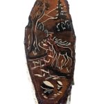 Medinis paveikslas iš beržo "Ruduo"