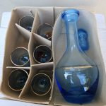 Grafino ir taurelių rinkinys