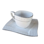 Mažas puodelis su lėkštute